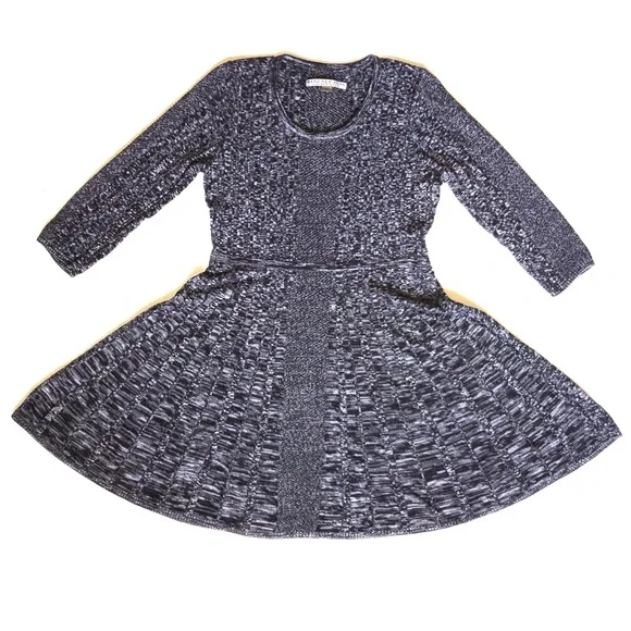 Marc New York Andrew Marc Gray Sweater Dress Medium - Picture 6 of 7